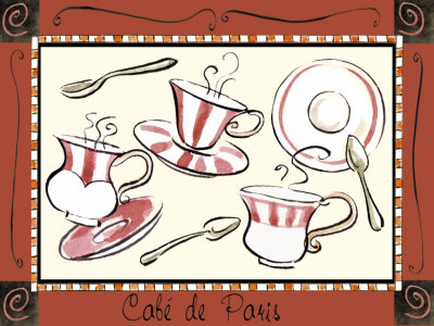 Cafe De Paris by Elizabeth Garrett Pricing Limited Edition Print image
