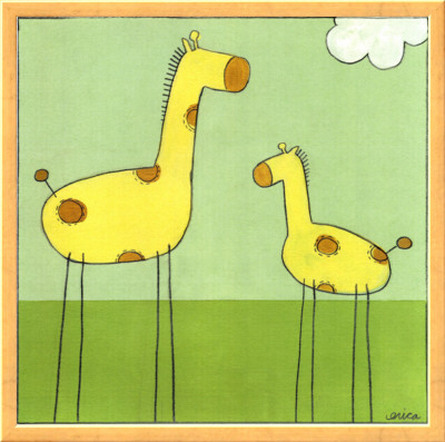 Stick-Leg Giraffe I by Erica J. Vess Pricing Limited Edition Print image