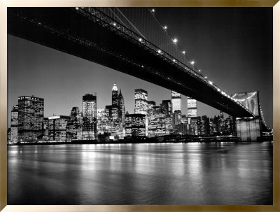 New York, Manhattan Skyline by Henri Silberman Pricing Limited Edition Print image