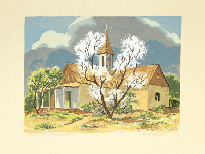 Bishop's Chapel by Louie Ewing Pricing Limited Edition Print image