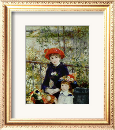 Two Sisters, Or On The Terrace, 1881 by Pierre-Auguste Renoir Pricing Limited Edition Print image