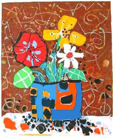 Bouquet De Fleurs Iv by Paul Aizpiri Pricing Limited Edition Print image