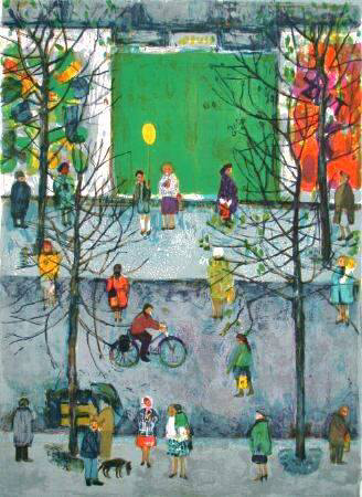Le Portail Vert by Nathalie Chabrier Pricing Limited Edition Print image
