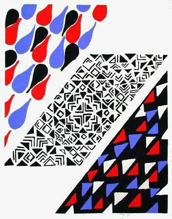 Compositions Couleurs Idees No. 17 by Sonia Delaunay-Terk Pricing Limited Edition Print image