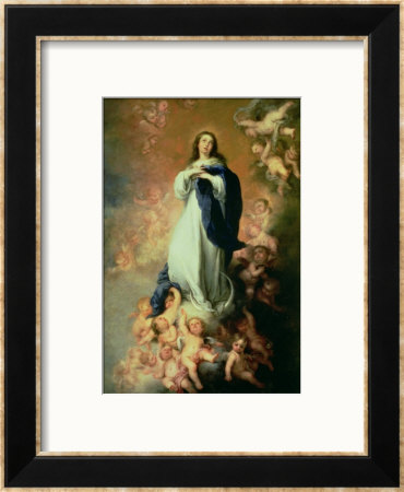 Immaculate Conception Of The Escorial, Circa 1678 by Bartolome Esteban Murillo Pricing Limited Edition Print image