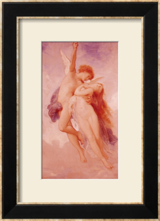 Cupid And Psyche, 1889 by William Adolphe Bouguereau Pricing Limited Edition Print image