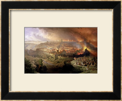 The Destruction Of Jerusalem In 70 Ad by David Roberts Pricing Limited Edition Print image