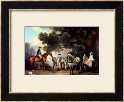 Melbourne And Milbanke Families by George Stubbs Pricing Limited Edition Print image
