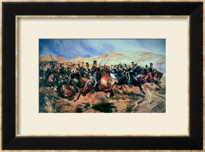 Charge Of The Light Brigade, Balaclava, 25 October In 1854 by Richard Caton Woodville Ii Pricing Limited Edition Print image