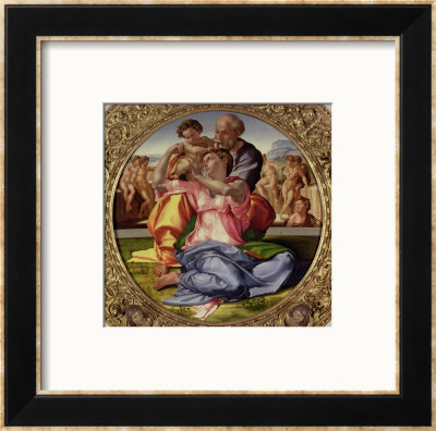 Holy Family With St. John, 1504-05 by Michelangelo Buonarroti Pricing Limited Edition Print image