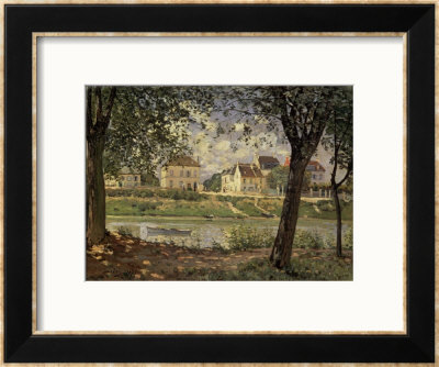Little Town On The River Seine by Alfred Sisley Pricing Limited Edition Print image