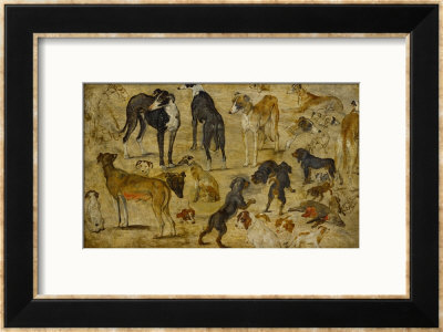 Animal Studies: Dogs by Jan Brueghel The Elder Pricing Limited Edition Print image