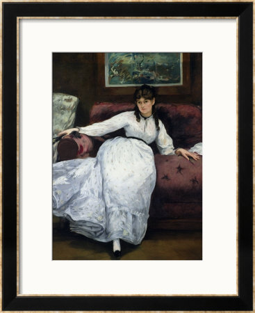 The Rest, Portrait Of Berthe Morisot, 1870 by Édouard Manet Pricing Limited Edition Print image