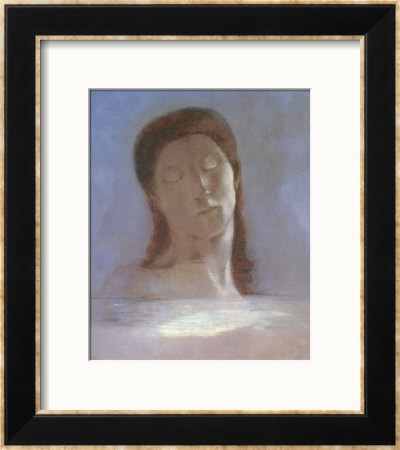 The Closed Eyes, 1890 by Odilon Redon Pricing Limited Edition Print image