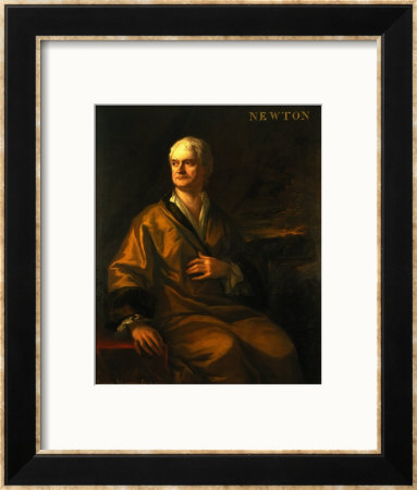 Sir Isaac Newton, 1710 by Sir James Thornhill Pricing Limited Edition Print image