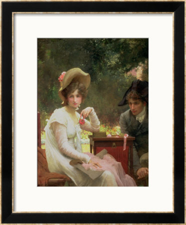 In Love, 1907 by Marcus Stone Pricing Limited Edition Print image