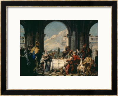 The Banquet Of Anthony And Cleopatra, Circa 1744 by Giovanni Battista Tiepolo Pricing Limited Edition Print image