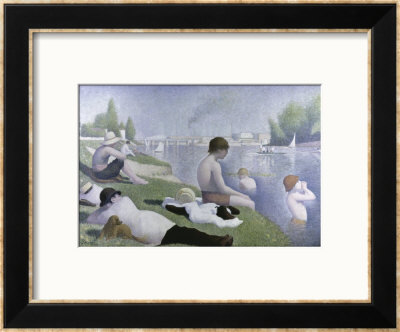 Bathers At Asnieres by Georges Seurat Pricing Limited Edition Print image