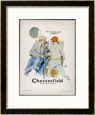 Chesterfield Cigarettes, Mind If I Smoke? by Joseph Trellor Pricing Limited Edition Print image