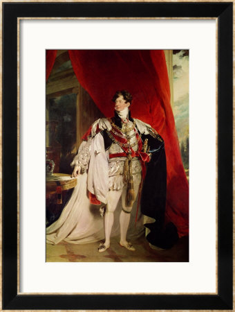 The Prince Regent, Later George Iv In His Garter Robes, 1816 by Thomas Lawrence Pricing Limited Edition Print image