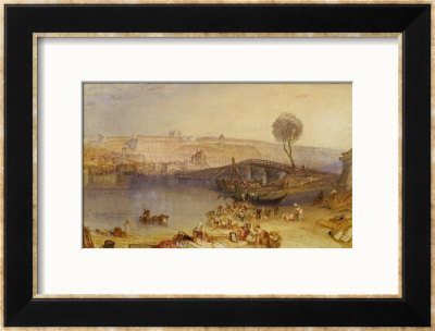 View Of The Castle At Saint Germain-En-Laye by William Turner Pricing Limited Edition Print image