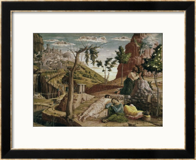 Agony In The Garden (St. Zeno Altarpiece Detail) by Andrea Mantegna Pricing Limited Edition Print image