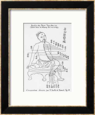 Acupuncture The Meridian Of The Loins by Tchenn Tsiou Ta-Tcheng Pricing Limited Edition Print image