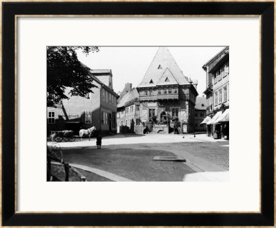 An Old Hotel In The Town Square, Goslar, Circa 1910 by Jousset Pricing Limited Edition Print image