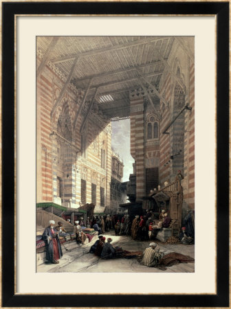 Bazaar Of The Silk Merchants, Cairo, From Egypt And Nubia, Vol.3 by David Roberts Pricing Limited Edition Print image