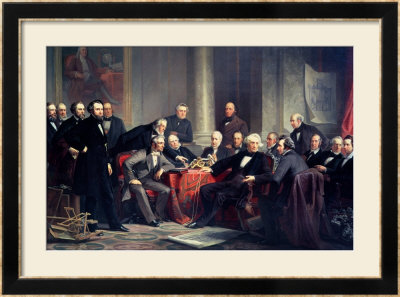 Men Of Progress: Group Portrait Of The Great American Inventors Of The Victorian Age, 1862 by Christian Schussele Pricing Limited Edition Print image