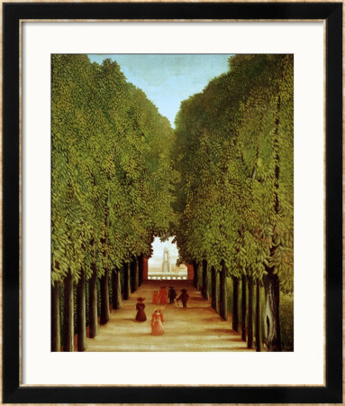 Alleyway In The Park Of Saint-Cloud, 1908 by Henri Rousseau Pricing Limited Edition Print image