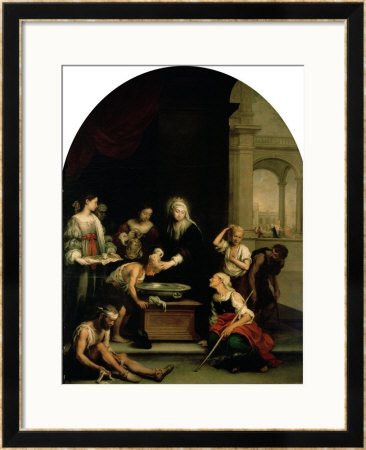 St. Elizabeth Of Hungary Tending The Sick And Leprous, Circa 1671-74 by Bartolome Esteban Murillo Pricing Limited Edition Print image