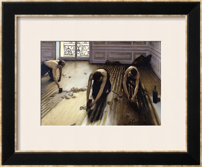 The Parquet Planers, 1875 by Gustave Caillebotte Pricing Limited Edition Print image