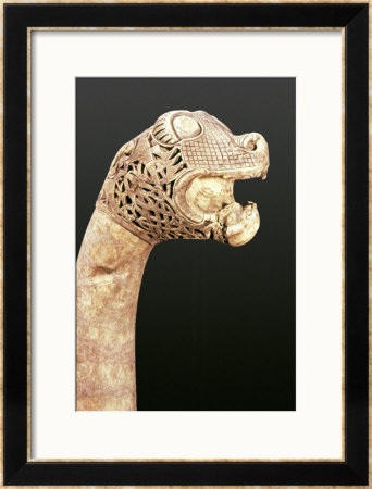 Figurehead Of A Viking Longship, Found At Oseberg, Norway by Viking Pricing Limited Edition Print image