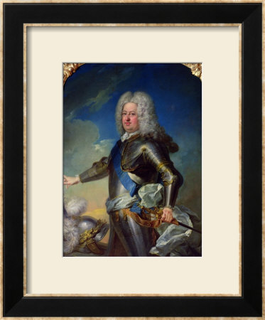 Portrait Of Stanislas Lesczinski (1677-1766) King Of Poland by Jean-Baptiste Van Loo Pricing Limited Edition Print image