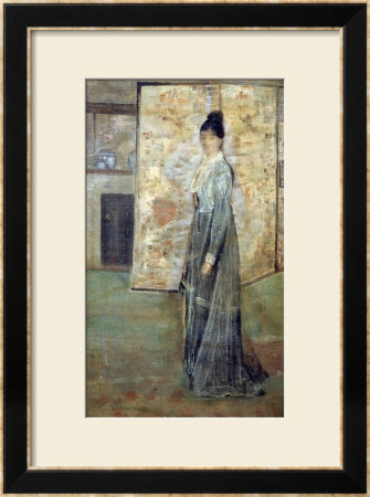 Arrangement In Flesh Color And Grey: The Chinese Screen by James Abbott Mcneill Whistler Pricing Limited Edition Print image