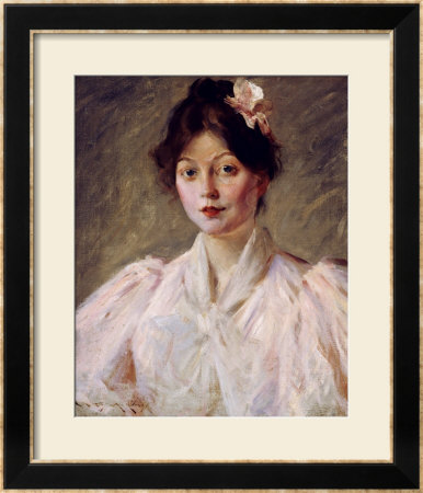 Young Woman In Pink, 1905 by William Merritt Chase Pricing Limited Edition Print image