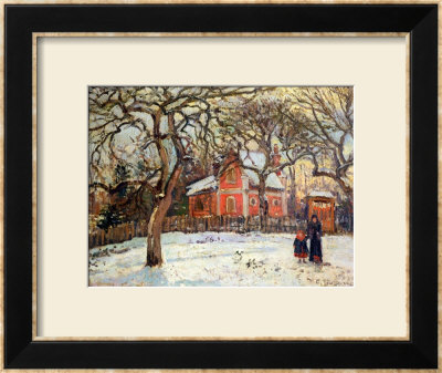 Chestnut Trees At Louveciennes, Circa 1871-2 by Camille Pissarro Pricing Limited Edition Print image