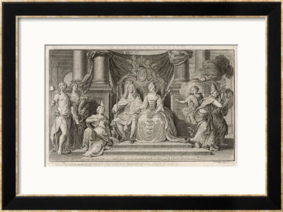 Allegorical Representation Of The Accession Of William And Mary by J.V. Schley Pricing Limited Edition Print image