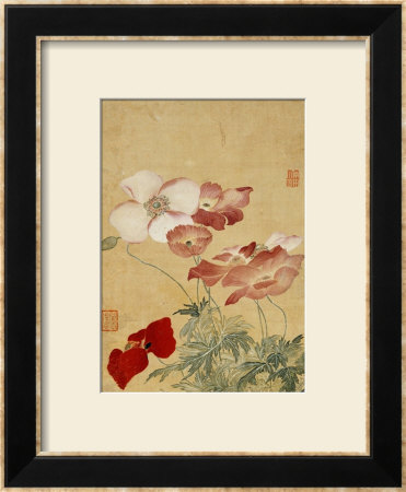 Poppies by Yun Shouping Pricing Limited Edition Print image