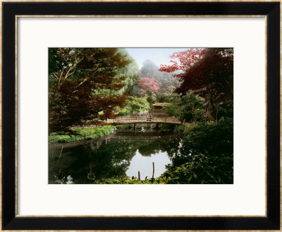 Japanese Ornamental Garden In Blossom by Kusakabe Kimbei Pricing Limited Edition Print image