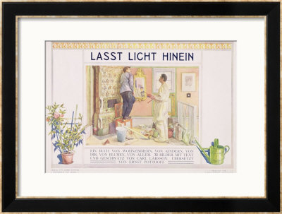 Frontispiece To Lasst Licht Hinin,(Let In More Light) 1909 by Carl Larsson Pricing Limited Edition Print image