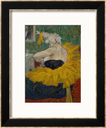 The Clowness Cha-U-Kao, 1895 by Henri De Toulouse-Lautrec Pricing Limited Edition Print image