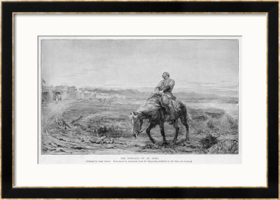 Dr Brydon The Sole Survivor Of The Massacre Of Kabul Finally Reaches Jellalabad by Sleigh Pricing Limited Edition Print image