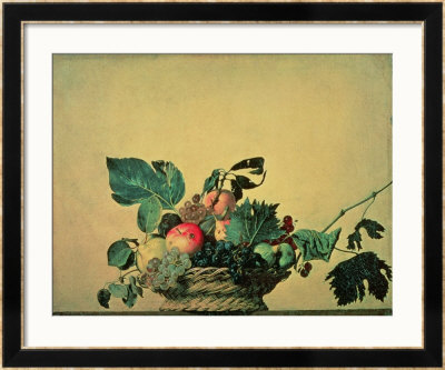 Basket With Fruit, Circa 1596 by Caravaggio Pricing Limited Edition Print image