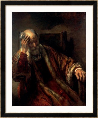 An Old Man In An Armchair, 17Th Century by Rembrandt Van Rijn Pricing Limited Edition Print image