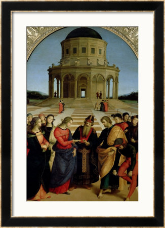 The Marriage Of The Virgin, 1504 by Raphael Pricing Limited Edition Print image