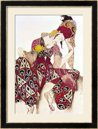 Costume Design For Nijinsky In The Ballet La Peri By Paul Dukas 1911 by Leon Bakst Pricing Limited Edition Print image