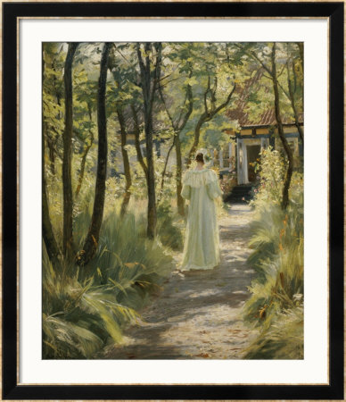 Marie In The Garden, 1895 by Peder Severin Kröyer Pricing Limited Edition Print image