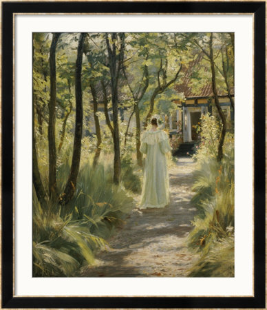 Marie In The Garden, 1895 by Peder Severin Kroyer Pricing Limited Edition Print image